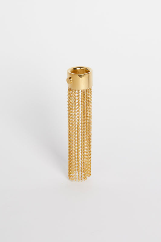 Bague caresses - chaînes serties